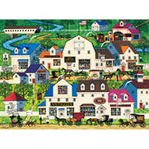 Buffalo 1000pc Puzzle - Charles Wysocki - Shops and Buggies